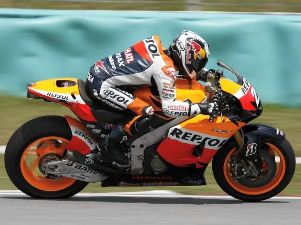 dani pedrosa day1 sepang2 2012