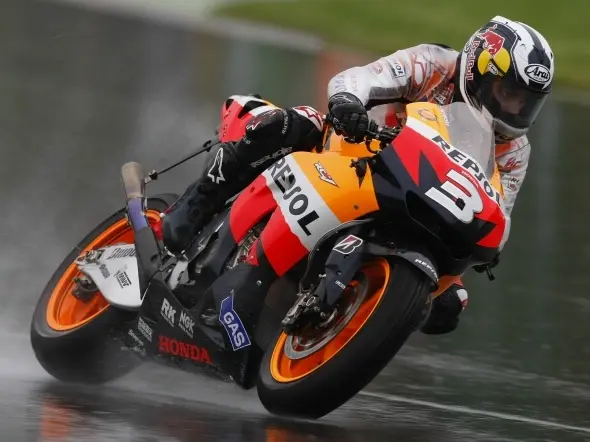 dani pedrosa donington park prove