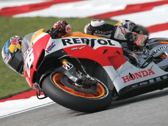 dani pedrosa end day1 sepang 2013