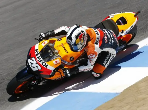 dani pedrosa friday laguna seca 2011