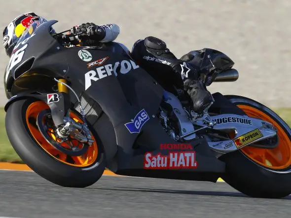 dani pedrosa hondarcv test valencia