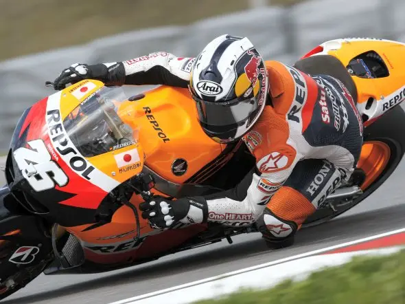 dani pedrosa pole brno 2011