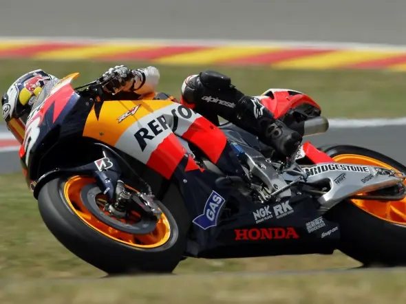 dani pedrosa practice 1 mugello 2009