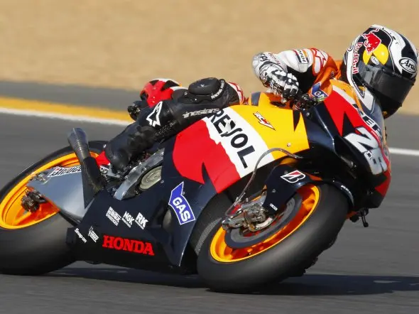 dani pedrosa qualifying lemans 2010