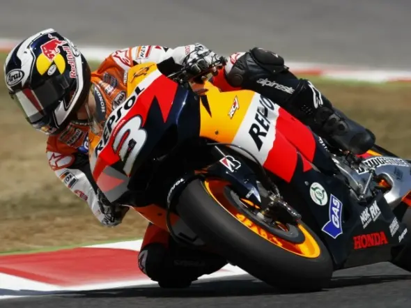 dani pedrosa repsol honda team 2009 barcellona