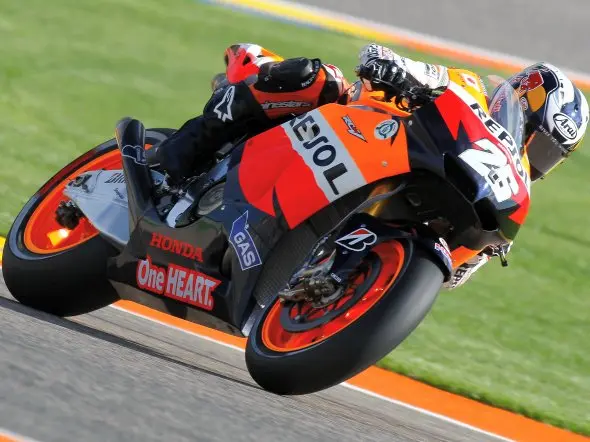 dani pedrosa saturday qualifiche valencia 2011