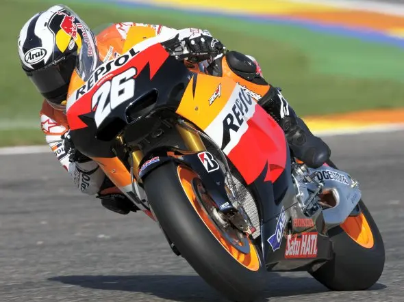 dani pedrosa test valencia day1 2011