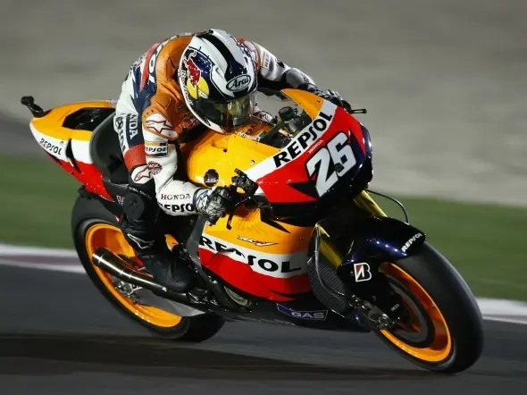 danipedrosa honda motogp losail 2010