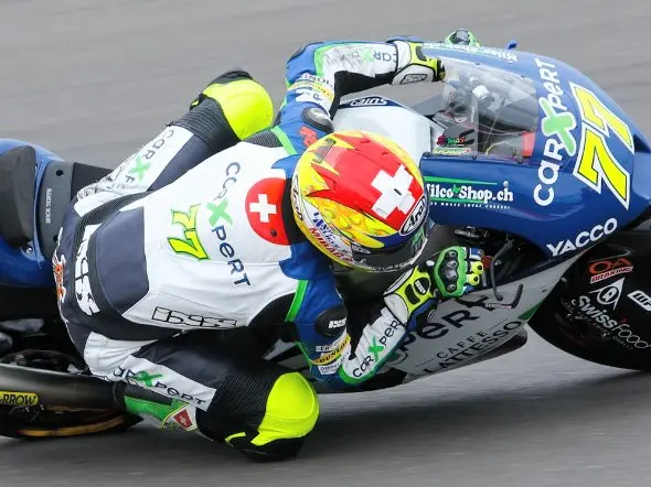 dominique aegerter qp sachsenring 2014