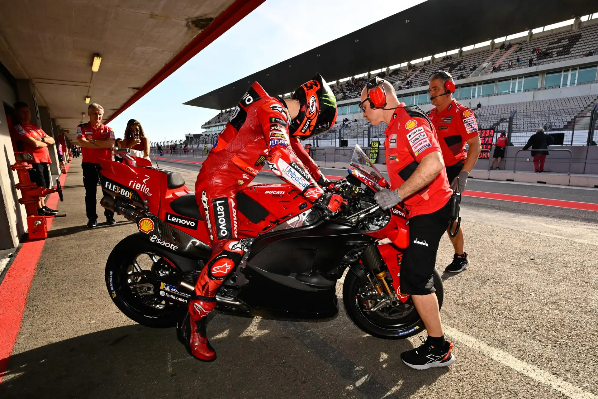 ducati motogp test portimao day1