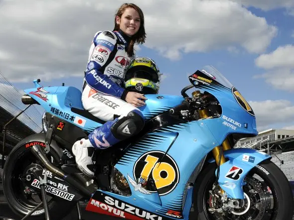 elena myers indy suzuki motogp 1