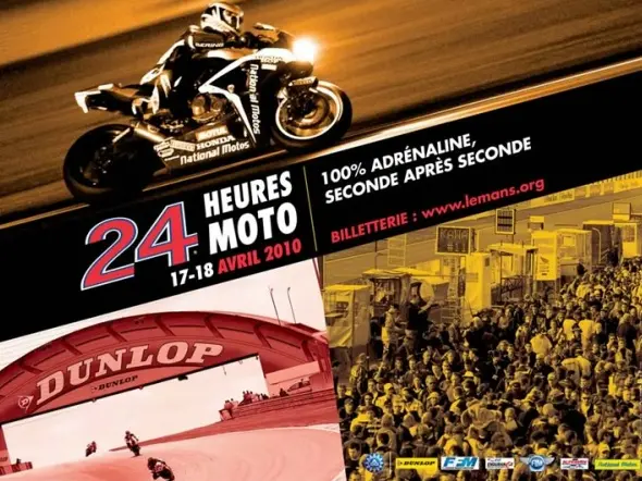 endurance 24heures moto 2010 poster
