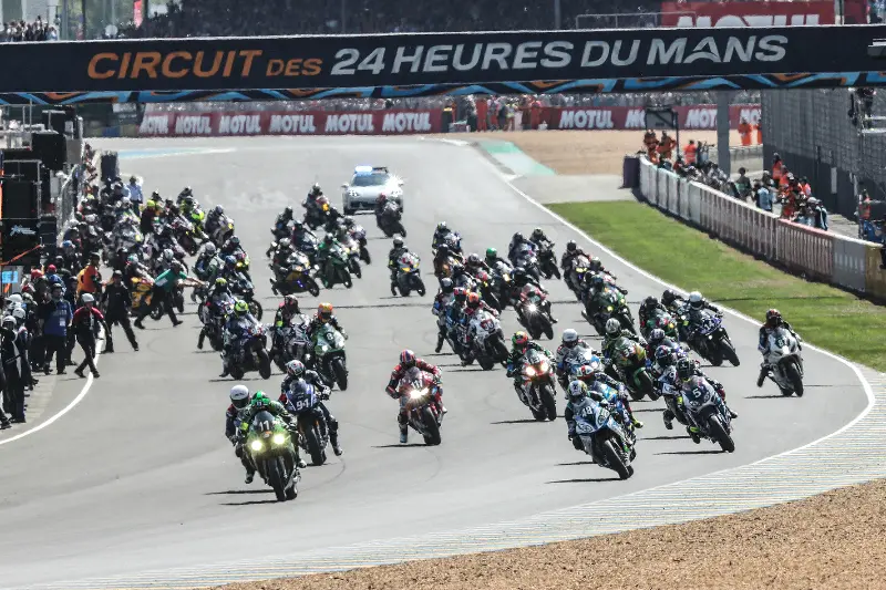 fim ewc 24 heures moto lemans start 2018