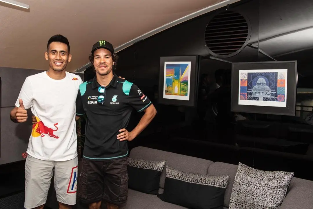 franco morbidelli hafizh syahrin