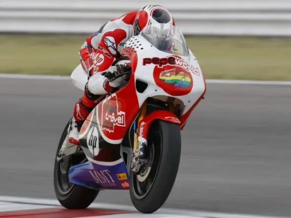 hector barbera misano warm up