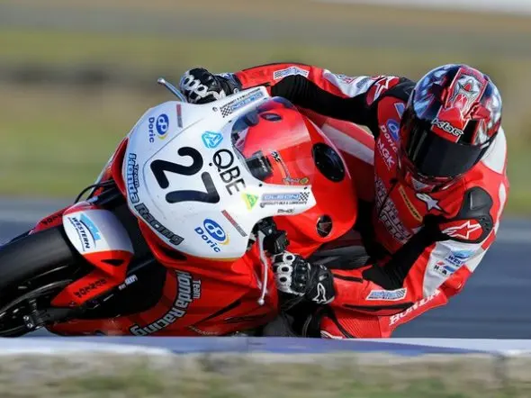 jamie stauffer race2 asbk 2011 queensland