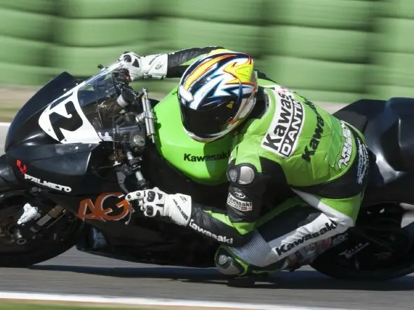 javier fores kawasaki cev test valencia