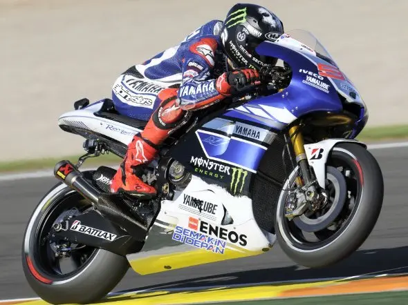 jorge lorenzo m1 test valencia
