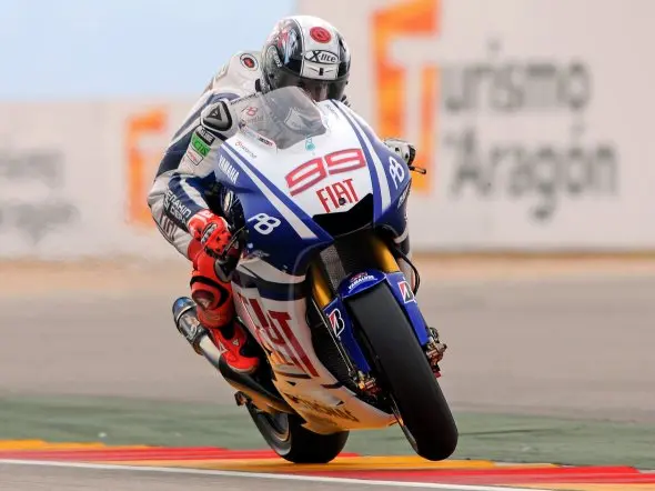 jorge lorenzo motogp qualifiche aragon