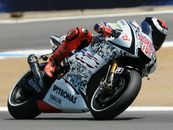 jorge lorenzo prove libere 2 laguna seca 2010