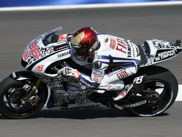 jorge lorenzo qualifiche indianapolis motogp 2010