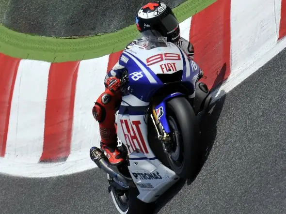 jorge lorenzo qualifiche pole barcellona