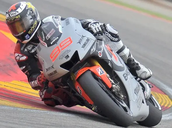 jorge lorenzo test aragon 2013 gp