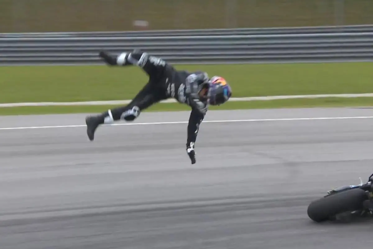 jorge martin caduta sepang test motogp