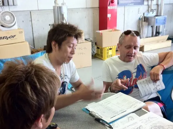 kevin schwantz pre test 8h suzuka 2013 2