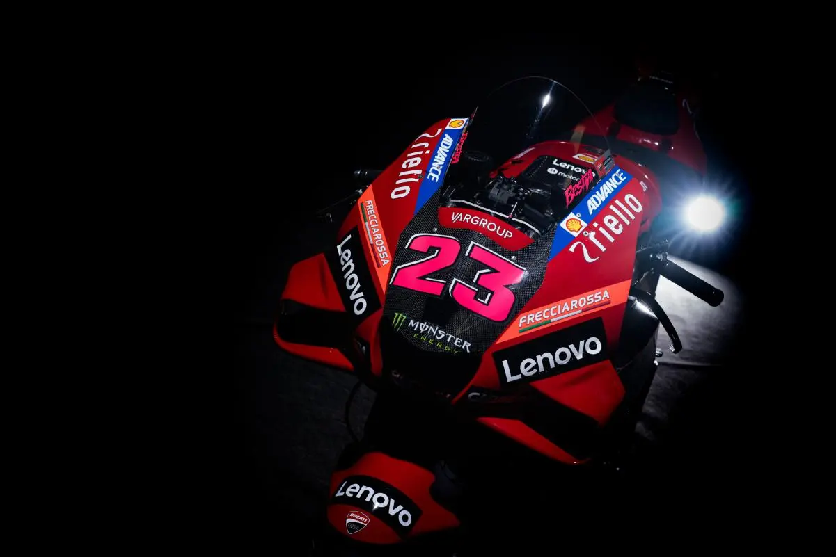 la ducati gp23 di enea bastianini