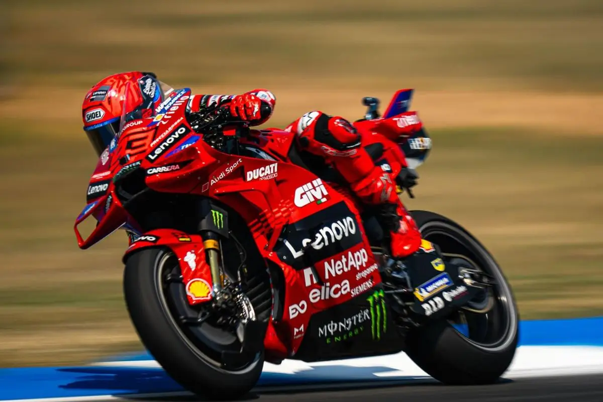 la ducati gp25 di marc marquez