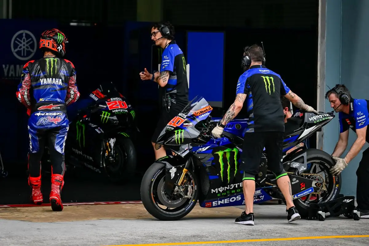 la yamaha m1 di fabio quartararo
