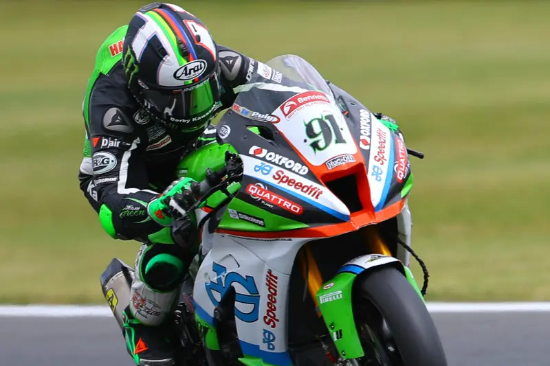 leon haslam first practice