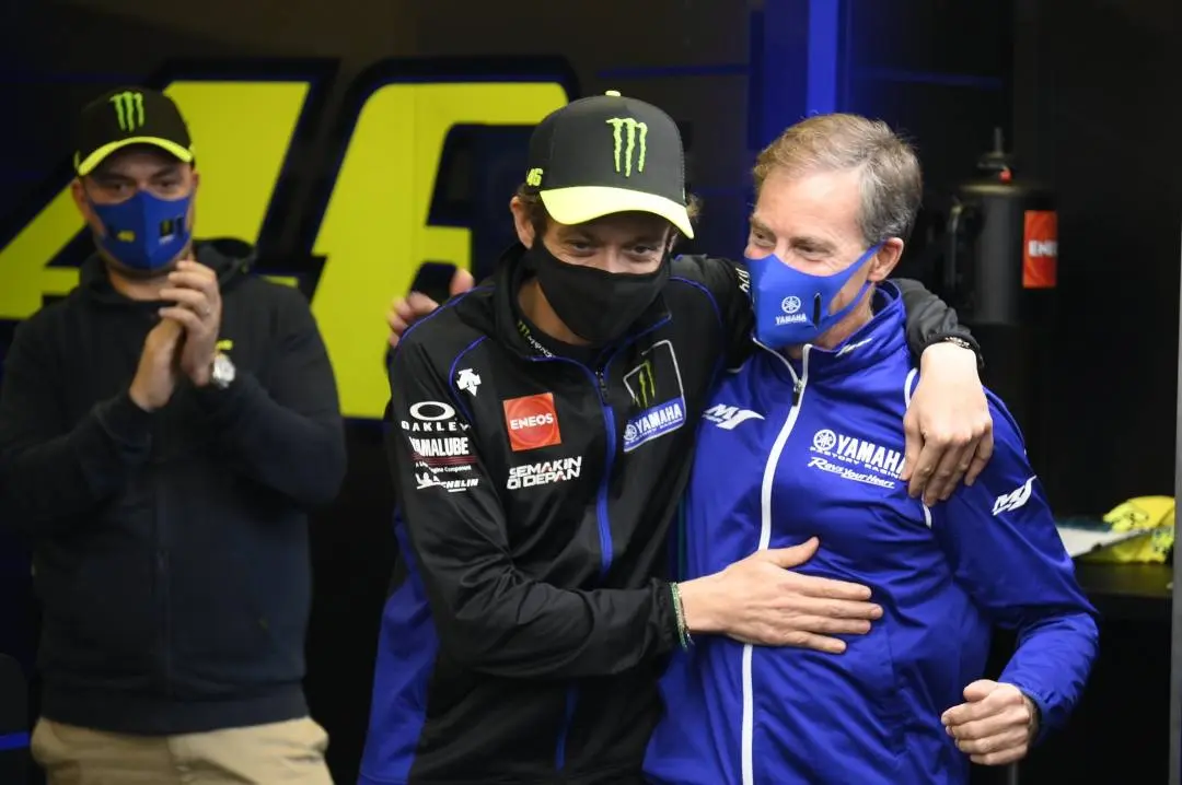 lin jarvis e valentino rossi
