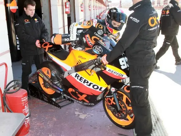 marc marquez box albacete test 2012