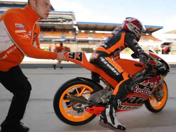 marc marquez box lemans 2009