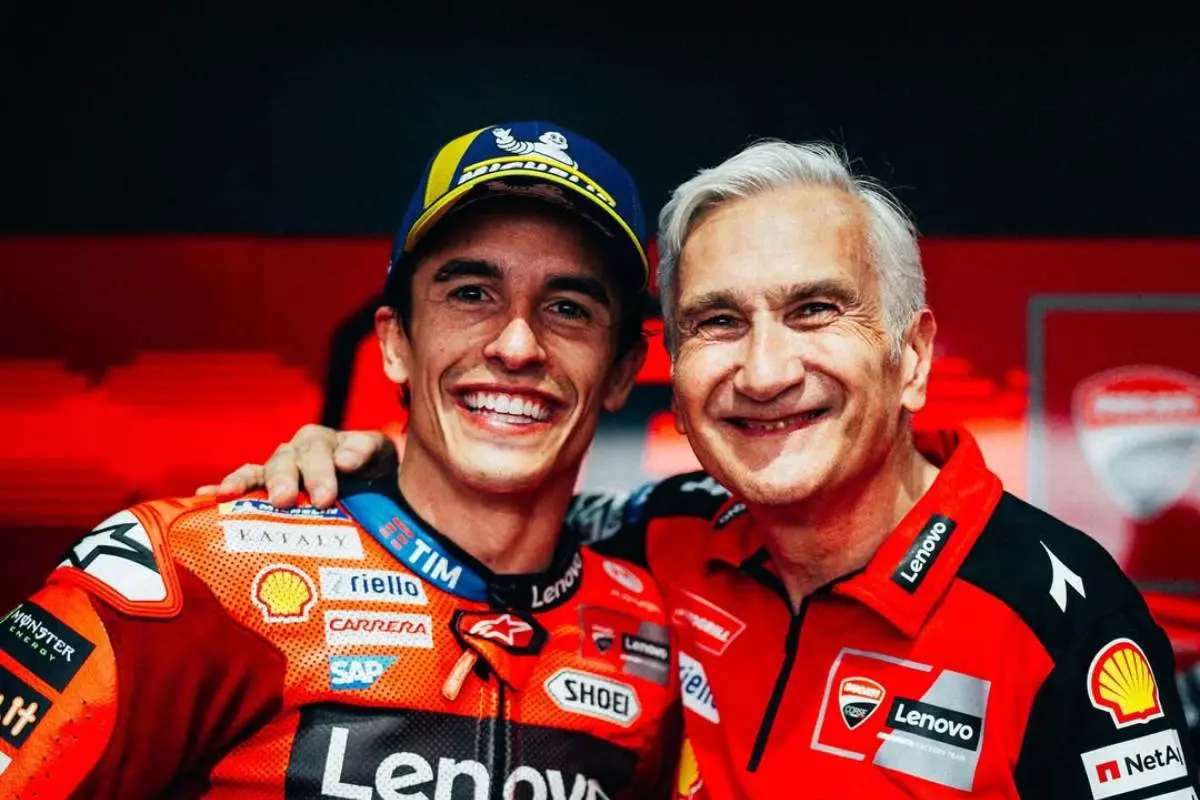 marc marquez e davide tardozzi