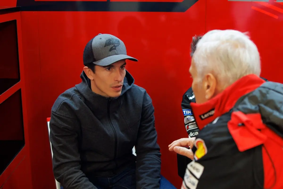 marc marquez e davide tardozzi