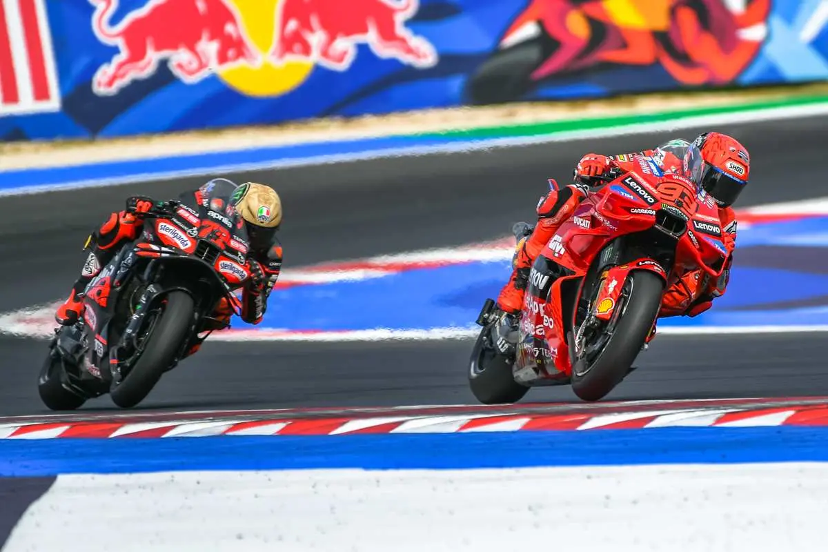 marc marquez marco bezzecchi motogp misano