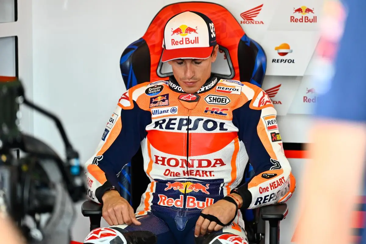 marc marquez ritiro sachsenring