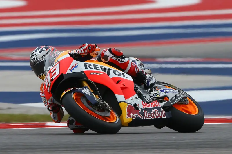 marc marquez warm up austin