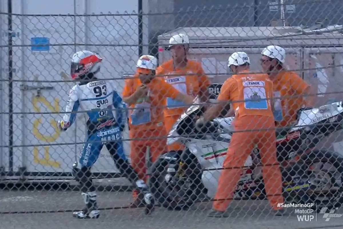 marc marquez warm up motogp