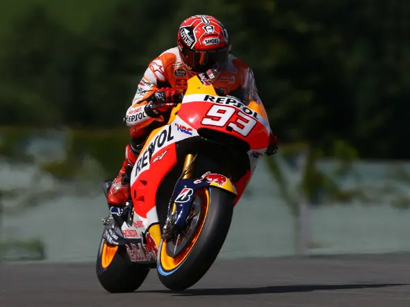 marc marquez warm up sachsenring 2015