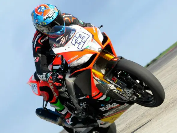 marco melandri portimao test 2014
