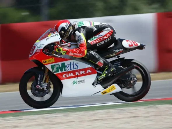 marco simoncelli barcellona practice 1