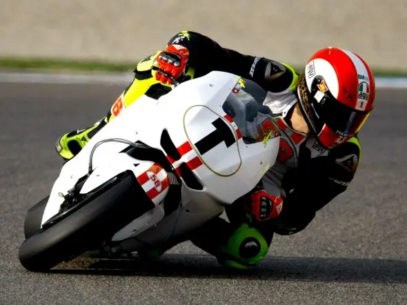 marco simoncelli honda gresini test valencia