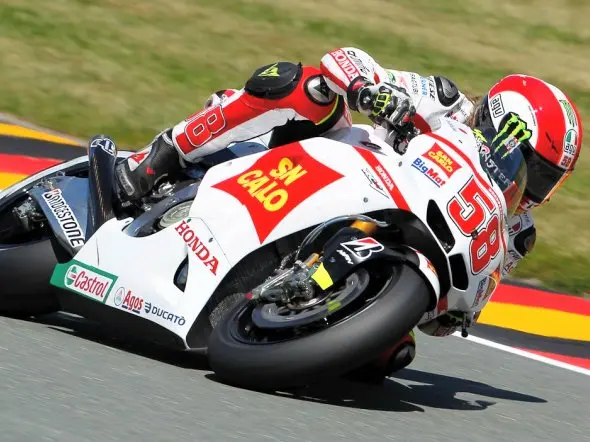 marco simoncelli sachsenring 2011