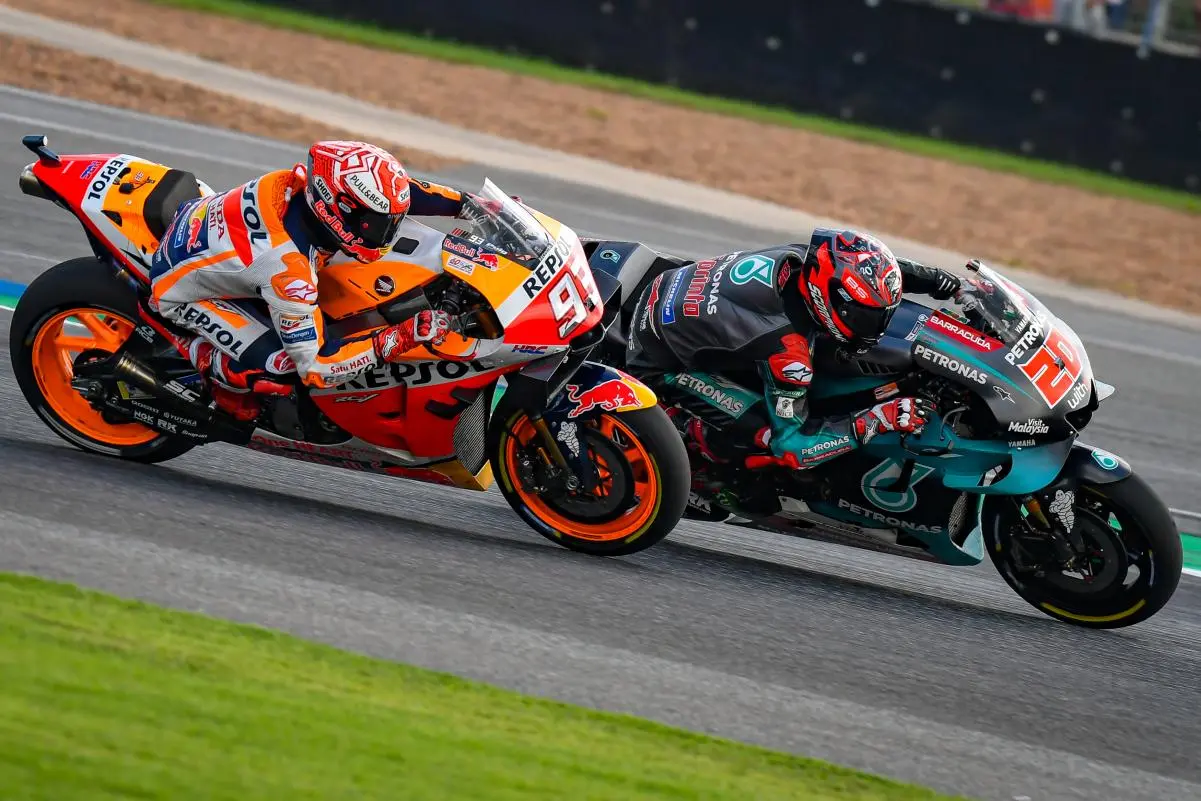 marquez quartararo buriram 2019 motogp