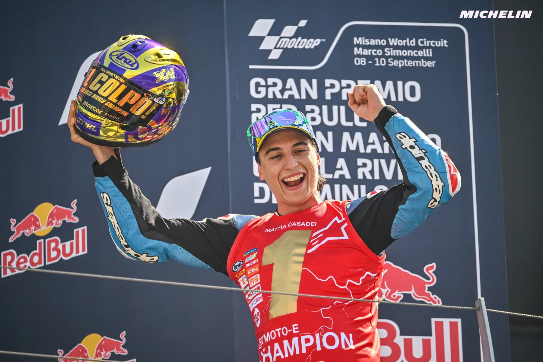 mattia casadei motoe campione misano