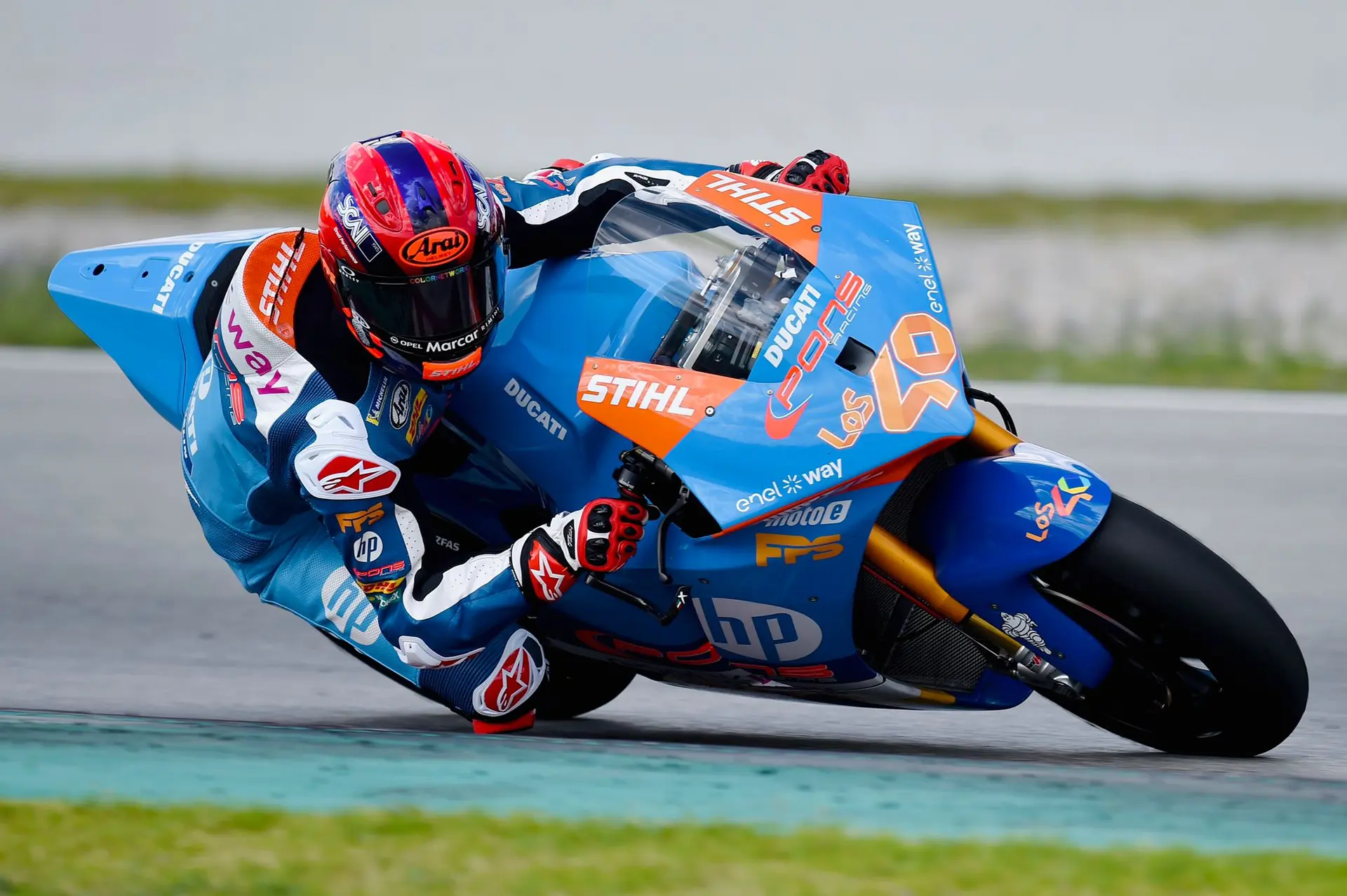 mattia casadei motoe test barcellona